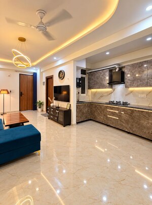 Living Room in 3 BHK Builder Floor at Bisrakh Jalalpur – for Sale