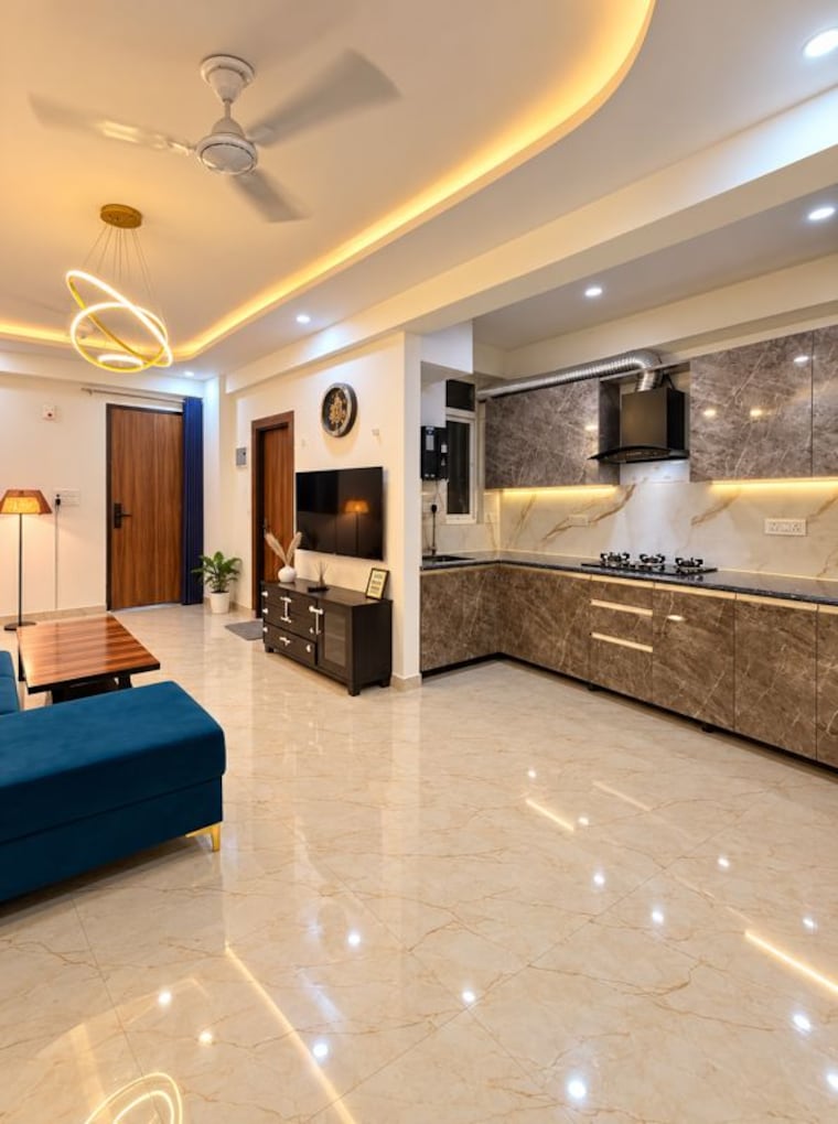 Living Room, bisrakh jalalpur 3 Bedroom 1450 Sq.Ft. Builder Floor In Bisrakh Jalalpur Greater Noida 10705184