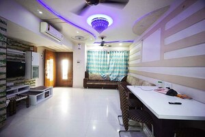 Living Room in 4 BHK Independent House at Kudasan – for Sale