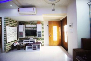 Living Room in 4 BHK Independent House at Kudasan – for Sale