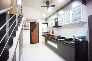 Kitchen in 4 BHK Independent House at Kudasan – for Sale