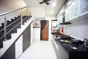 Kitchen in 4 BHK Independent House at Kudasan – for Sale