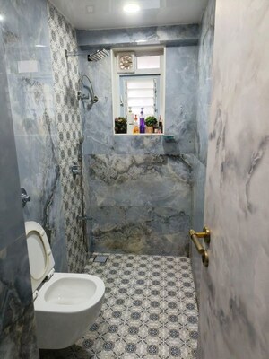 Bathroom in 1 BHK Apartment at Tanvi Eminence Phase II, Mira Road – for Sale