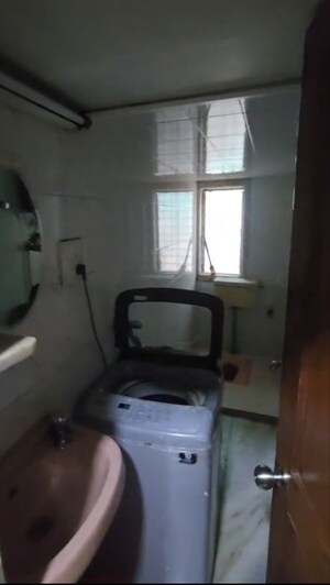 Bathroom in 1 BHK Apartment at Mhada Building Parel, Parel – for Rent