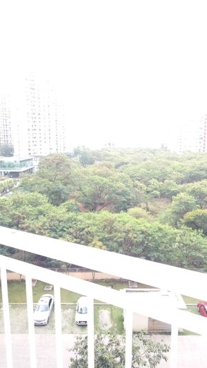 Balcony in 1 BHK Apartment at Mahindra Antheia, Pimpri – for Rent