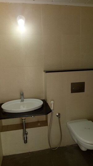 Bathroom in 1 BHK Apartment at Mahindra Antheia, Pimpri – for Rent