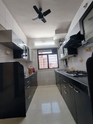 Kitchen in 2 BHK Apartment at Sheth Vasant Athena, Laxmi Nagar – for Rent
