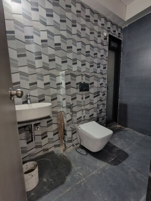 Bathroom in 2 BHK Apartment at Damji Shamji Mahavir Spring Tulip Phase 1, Pokhran Road No Two – for Rent