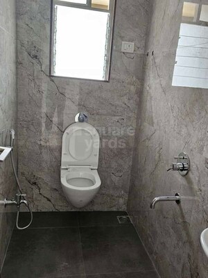 Bathroom in 2 BHK Apartment at Titanium Pyramid Icon, Ghansoli – for Rent
