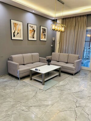 Living Room in 3 BHK Apartment at Cosmos Corner, Siddharth Vihar – for Sale
