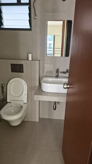 Bathroom in 3 BHK Apartment at Shilp Residency, Gota – for Rent