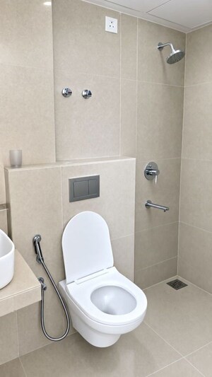Bathroom in 3 BHK Apartment at Shilp Residency, Gota – for Rent
