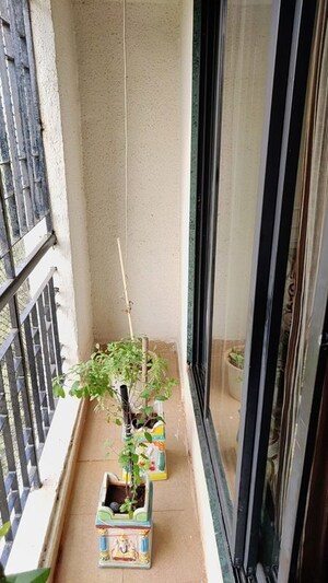 Balcony in 2 BHK Apartment at Aakar Residency, Kavesar – for Sale