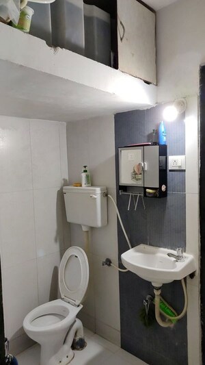 Bathroom in 2 BHK Apartment at Aakar Residency, Kavesar – for Sale