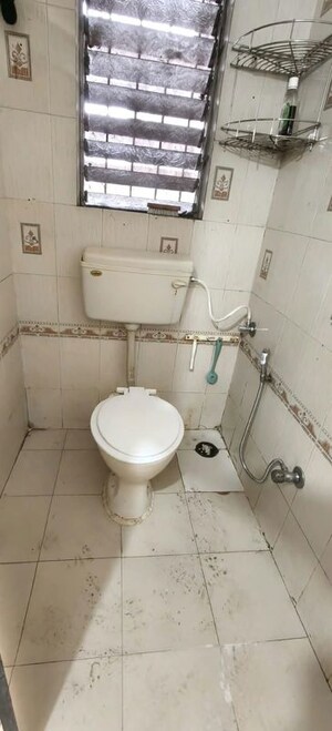 Bathroom in 1 RK Apartment at Om Prathamesh, Seawoods – for Rent