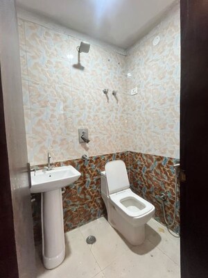 Bathroom in 2 BHK Builder Floor at Chattarpur – for Rent