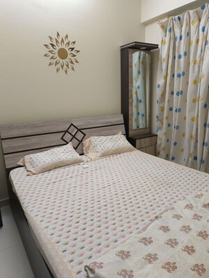 Bedroom in 1 BHK Apartment at Puranik City, Kasarvadavali – for Rent