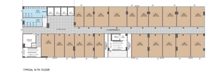 Floor Plan, vinode-vantage-capital Commercial Office Space 250 Sq.Ft. In Hinjewadi Pune 10705451