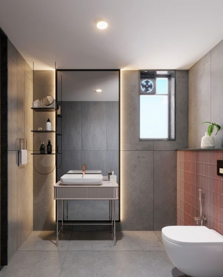 Bathroom, sentient-heavie-halcyon 3 Bedroom 2352 Sq.Ft. Apartment In Hsr Layout Bangalore 10705542