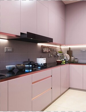 Kitchen in 3 BHK Apartment at Sentient Heavie Halcyon, Hsr Layout – for Sale