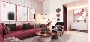 Living Room in 3 BHK Apartment at Sentient Heavie Halcyon, Hsr Layout – for Sale