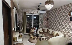 Living Room in 3 BHK Apartment at Rishita Manhattan, Gomti Nagar – for Sale