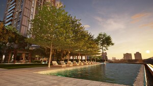 Swimming Pool in 4 BHK Apartment at Runwal Raaya, Worli – for Sale