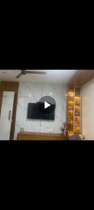 Bedroom in 3 BHK Apartment at Shashwati Reflections, Thergaon – for Rent
