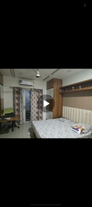 Bedroom in 3 BHK Apartment at Shashwati Reflections, Thergaon – for Rent