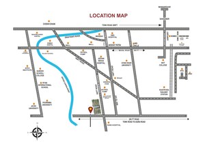 2 BHK Apartment – Map Location View at Mojika Ultima, Jagatpura - for Sale