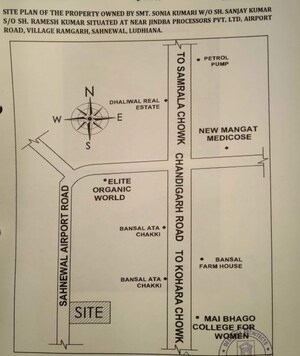  Industrial Plot – Map Location View at Ramgarh - for Sale