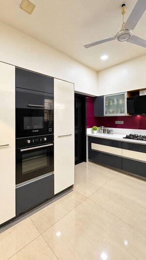 Kitchen in 3 BHK Apartment at Gym View, Khar West – for Rent