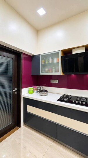Kitchen in 3 BHK Apartment at Gym View, Khar West – for Rent