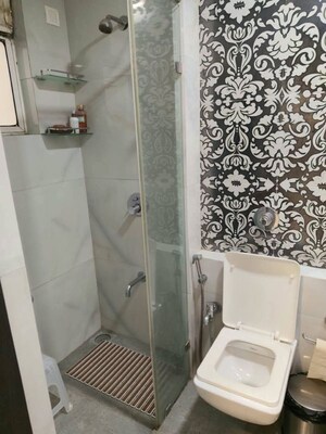 Bathroom in 2 BHK Apartment at Laxmi Vihar Khar, Khar West – for Rent
