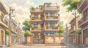  Apartment – Exterior View View at Burari - for Sale