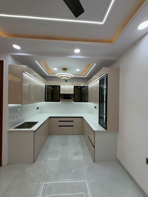 Kitchen in 3 BHK Builder Floor at Uttam Nagar – for Sale