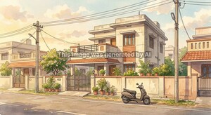  Independent House – Exterior View View at Suriyanallur - for Sale