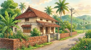  Independent House – Exterior View View at Kongad - for Sale