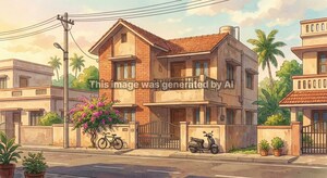  Independent House – Exterior View View at Toopranpet - for Sale