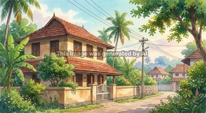  Independent House – Exterior View View at Chowalloor - for Sale