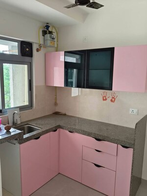 Kitchen in 1 BHK Apartment at Piramal Vaikunth, Balkum Pada – for Rent