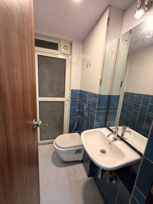 Bathroom in 1 BHK Apartment at Lodha Amara, Kolshet Road – for Rent