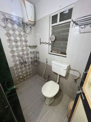Bathroom in 1 BHK Apartment at Panchvati CHS Ravet, Ravet – for Rent