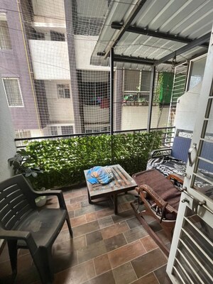 Balcony in 1 BHK Apartment at Panchvati CHS Ravet, Ravet – for Rent