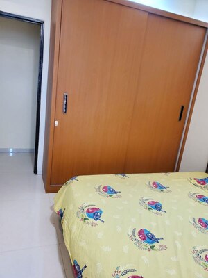 Master Bedroom in 2 BHK Apartment at Bhairaav Goldcrest Residency Phase 2, Ghansoli – for Rent