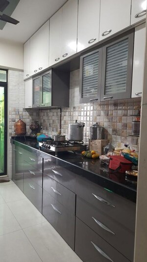 Kitchen in 2 BHK Apartment at Bhairaav Goldcrest Residency Phase 2, Ghansoli – for Rent
