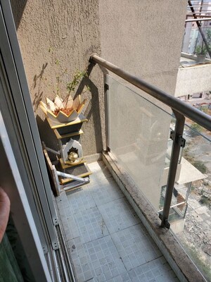 Balcony in 2 BHK Apartment at Bhairaav Goldcrest Residency Phase 2, Ghansoli – for Rent