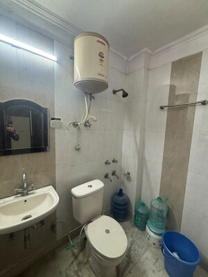Bathroom in 3 BHK Apartment at Neb Sarai – for Rent
