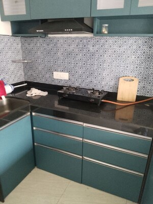 Kitchen in 1 BHK Apartment at Lodha Crown Quality Homes, Majiwada – for Rent