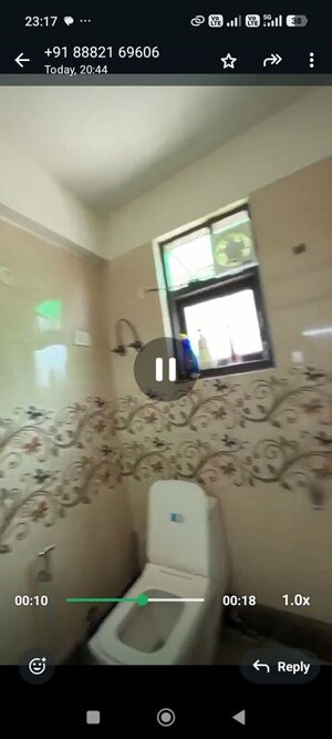 Bathroom in 1 RK Apartment at Neb Sarai – for Rent